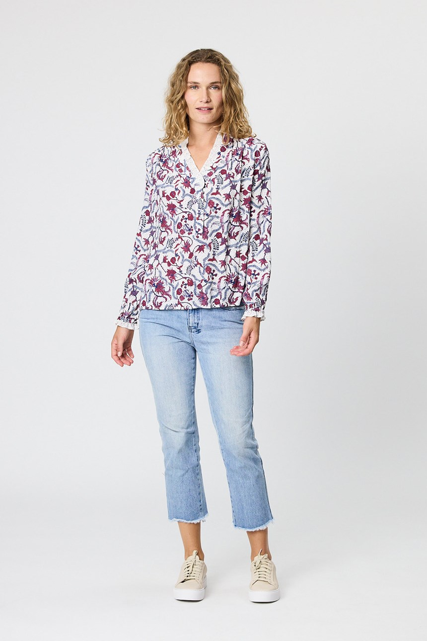 FRILLY BLOUSE